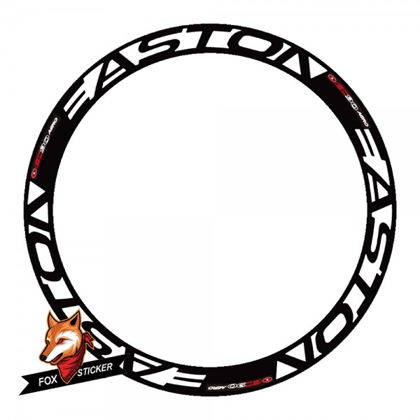 Bicycle Wheels Rim Decal Stickers for EASTON EC90 AER0